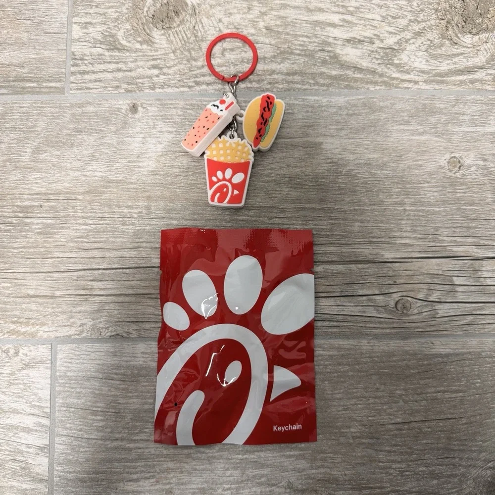 Chickfila UNOPENED Holiday‎ Key Chain Limited Edition 2024 + Drink Koozie